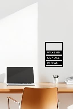 Wake Up Wall Art, Wall Decor, Home Decor 3d model