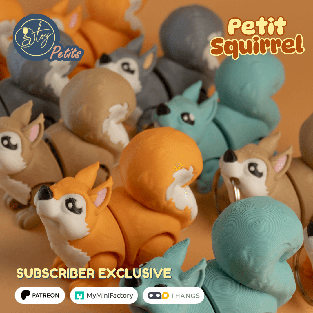 Petit Squirrel 3d model