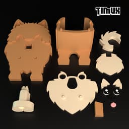 POMERANIA GLASSES HOLDER 3d model