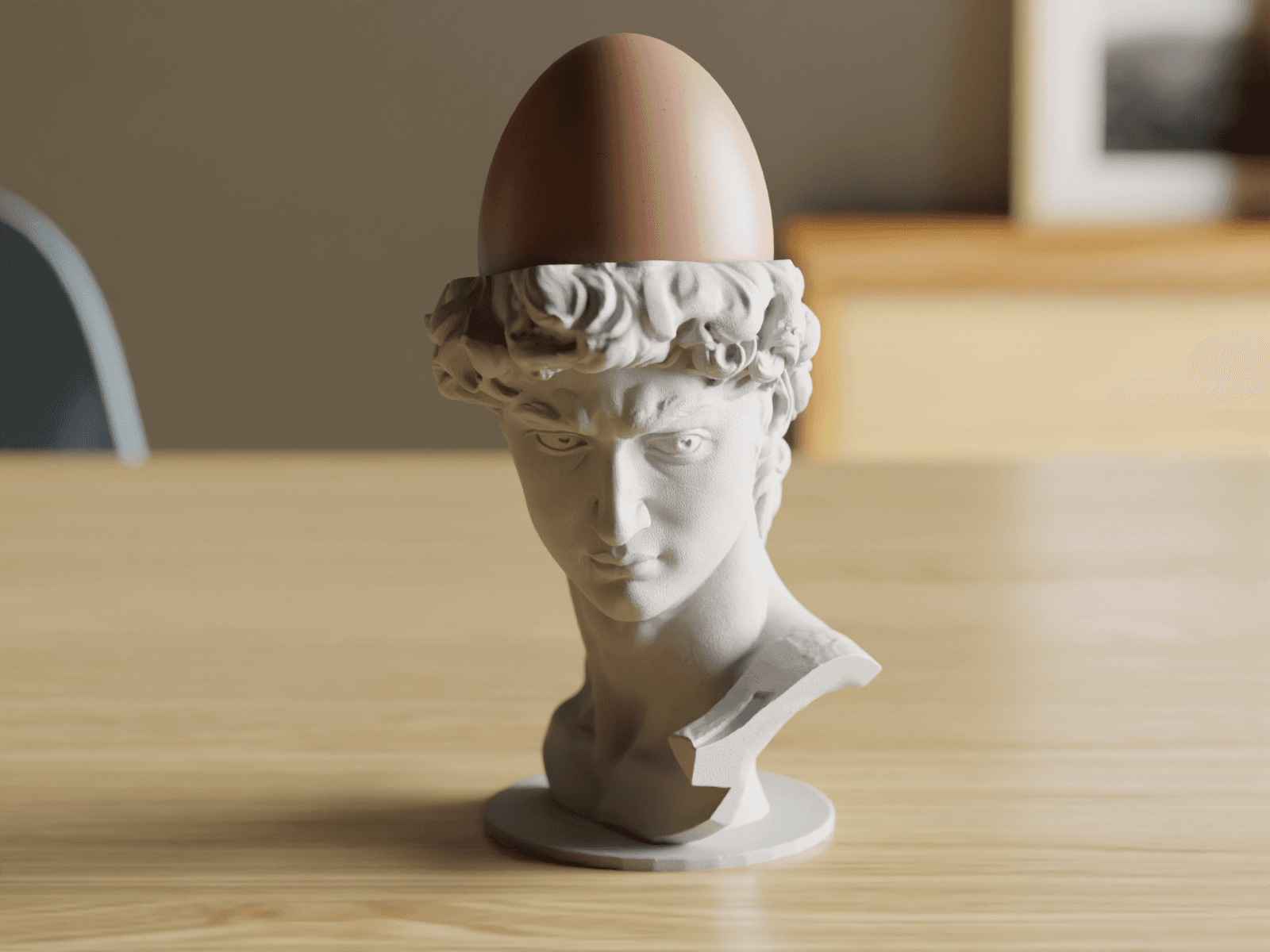 David Egg Cup 3d model