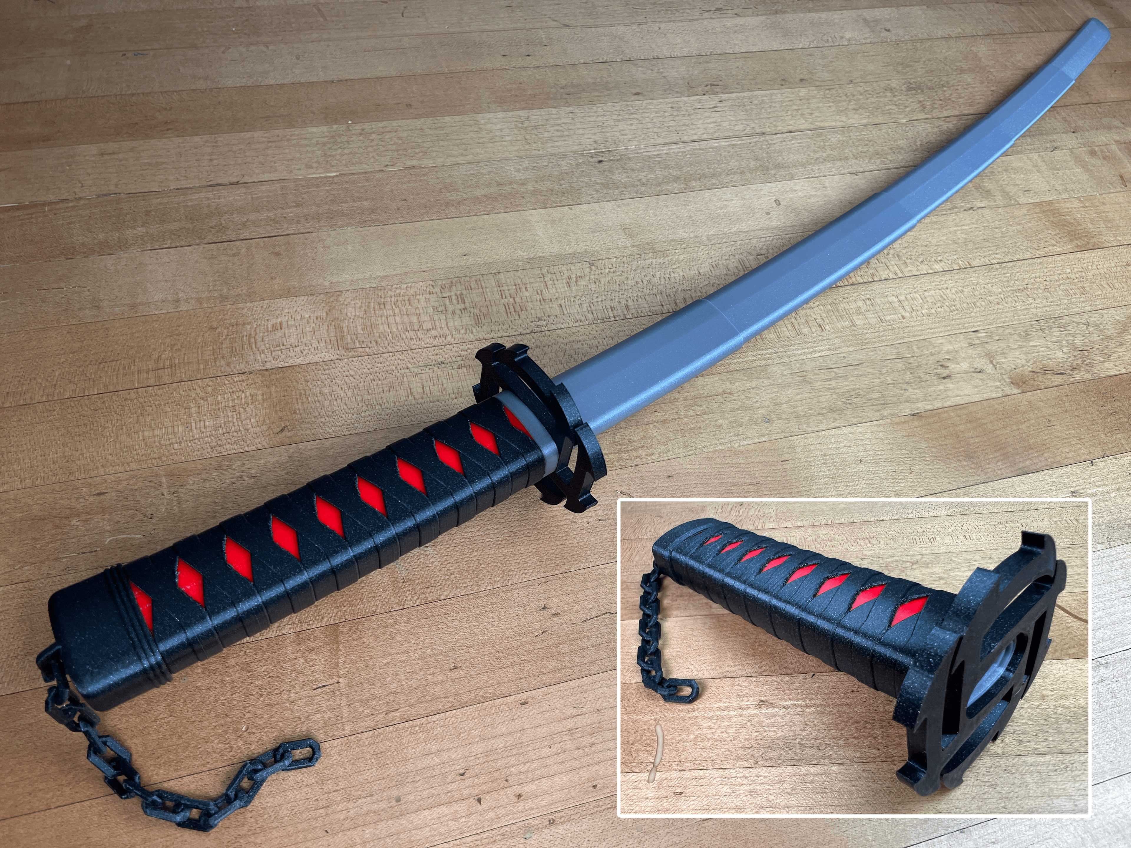 Multi-Part Collapsing Zanpakuto 3d model