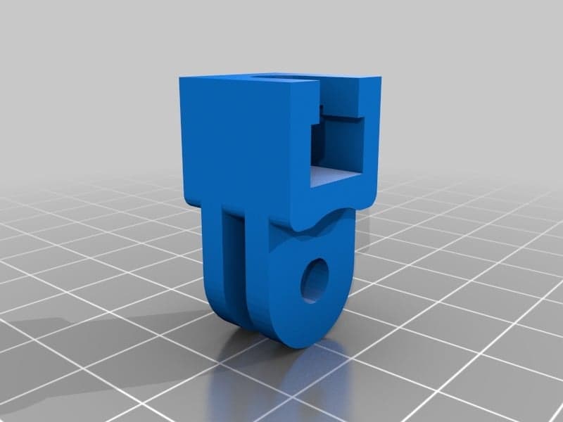 Camera to Go Pro mount adapter 3d model