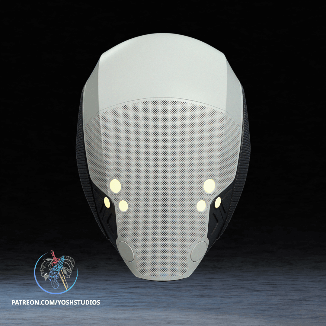 Ghost Thunderbolts Helmet 3D Printer STL File 3d model