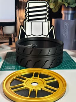 RPF1-Inspired Coffee Table Organizer Bin 3d model