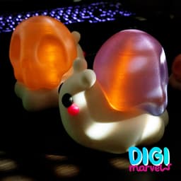 Ghosty Snail LED Tea Light Holder (No AMS) 3d model