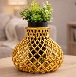GEOMETRIC LATTICE VASE 3d model
