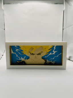 Gohan SSJ2 - LED Lightbox - NO AMS NEEDED 3d model