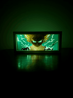 Gohan SSJ2 - LED Lightbox - NO AMS NEEDED 3d model