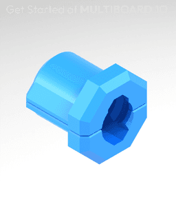 Bolt-Lock to Slip-Fit Insert 3d model