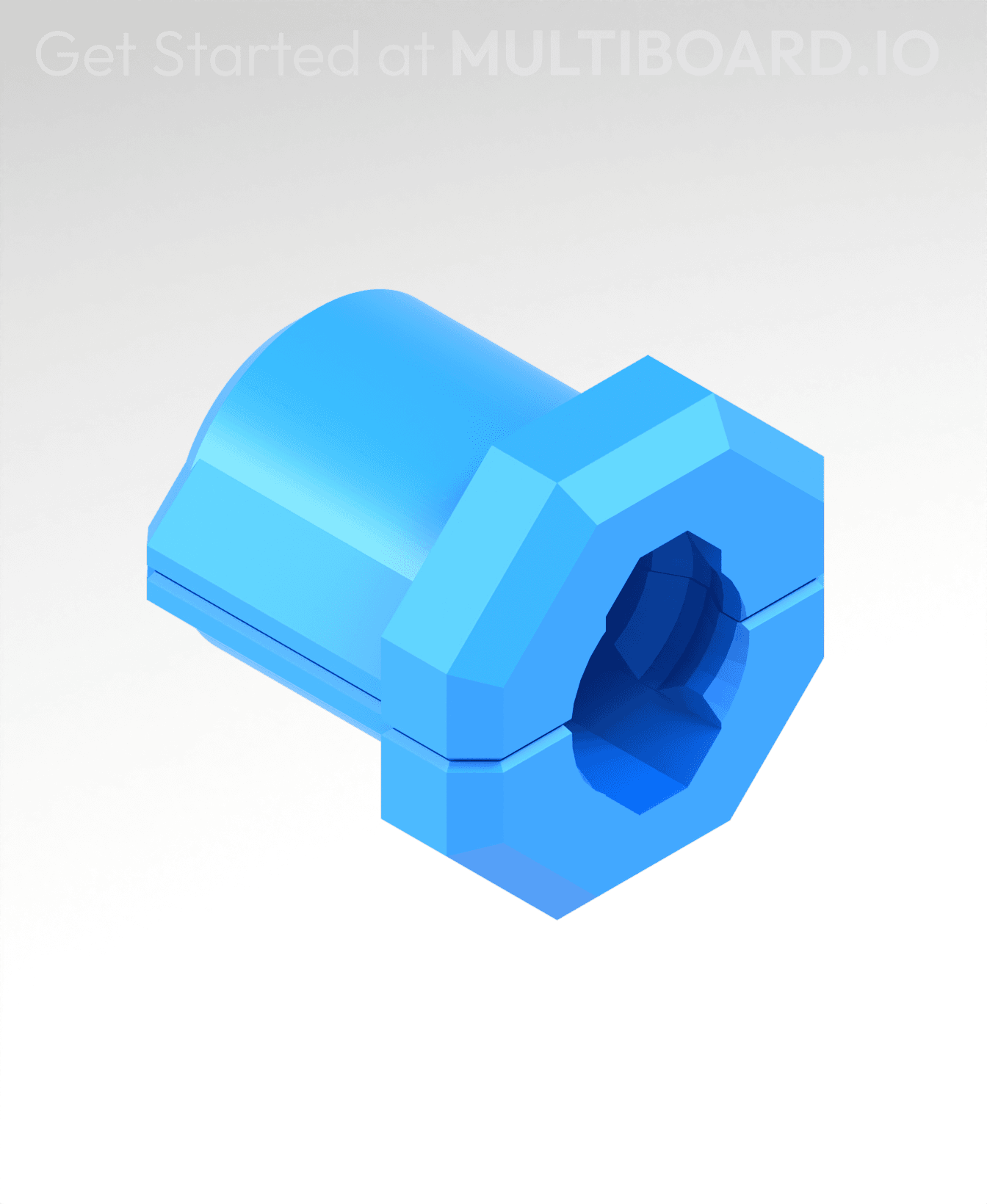 Bolt-Lock to Slip-Fit Insert 3d model