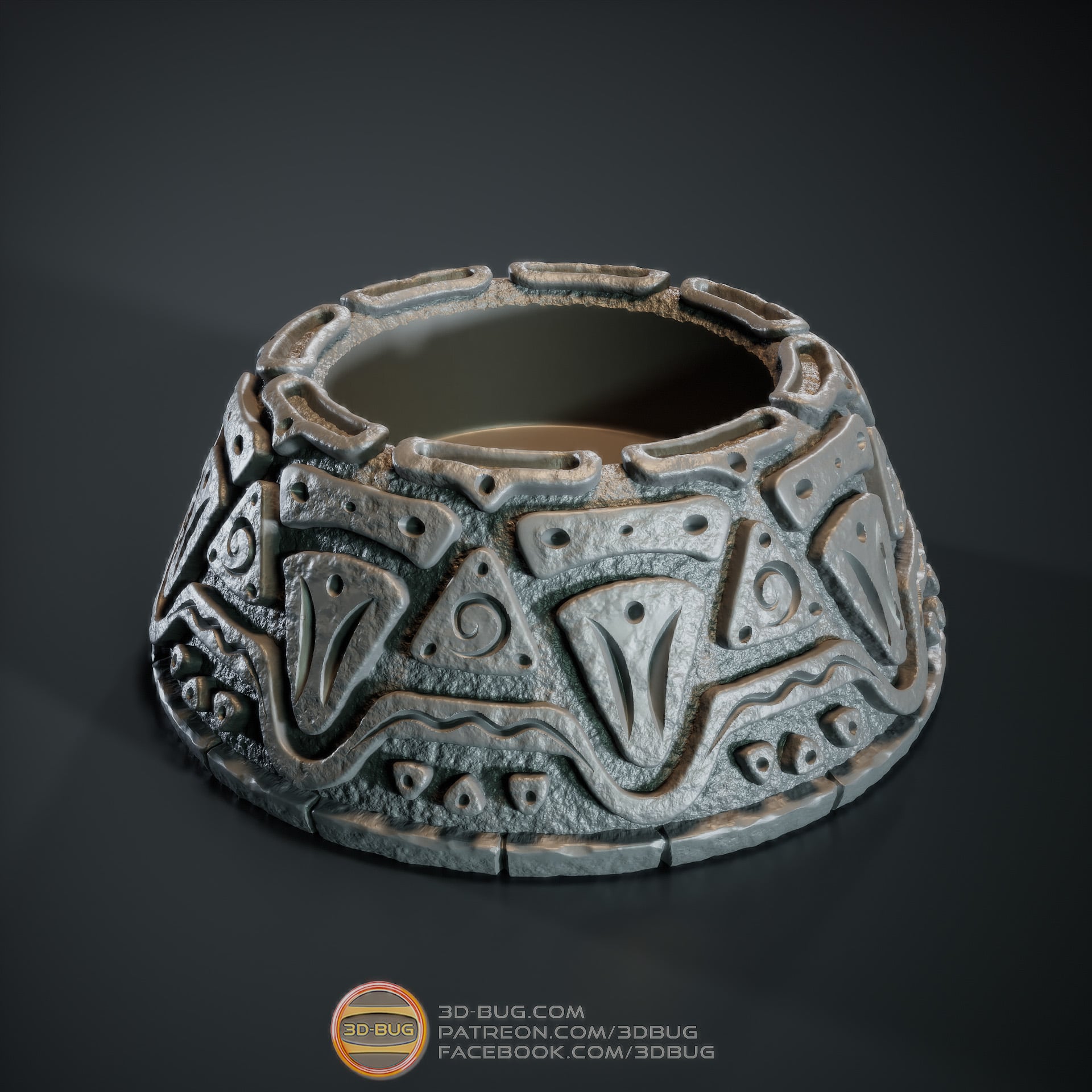 Tealight Holder 002 3d model