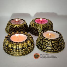 Tealight Holder 002 3d model