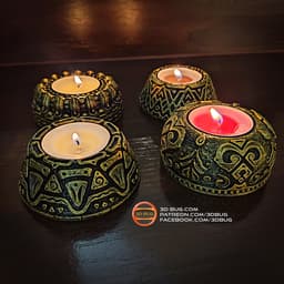 Tealight Holder 002 3d model