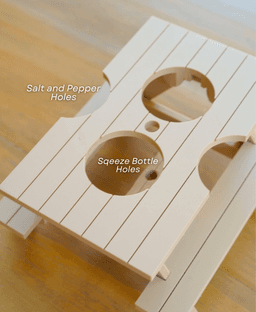 Picnic Table Condiment Caddy 3d model