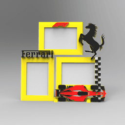 4x6 frame FERRARI #ThangsFrameContest 3d model