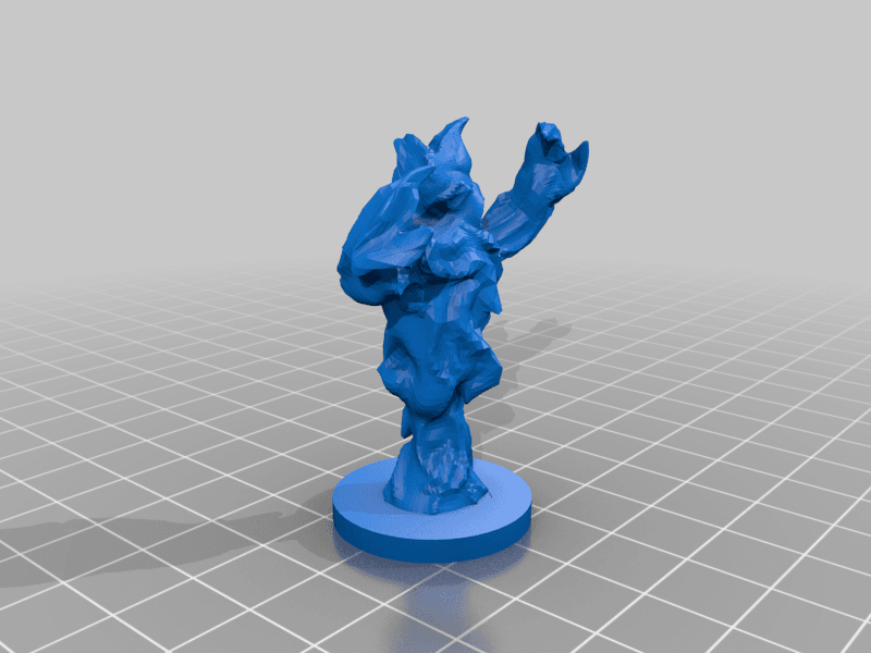 D&D 3.5 Invisible Stalker 3d model
