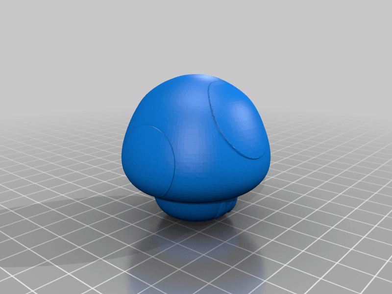 Cute Mario Mushroom 3d model