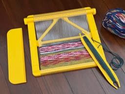 Pocket Loom Weaving Kit 7"x7" 10-dent 3d model