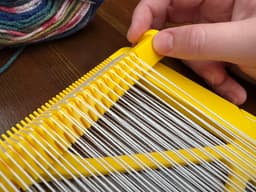 Pocket Loom Weaving Kit 7"x7" 10-dent 3d model