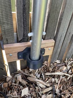 Pool Pole wall mount Base & Accessories holder 3d model