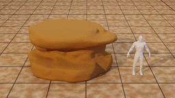 Sandstone Rock Terrain Pack 3d model