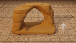 Sandstone Rock Terrain Pack 3d model