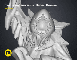 Necromancer Apprentice DnD Figure - Darkest Dungeon 3d model