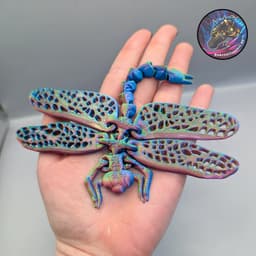 flexi dragonfly 3d model