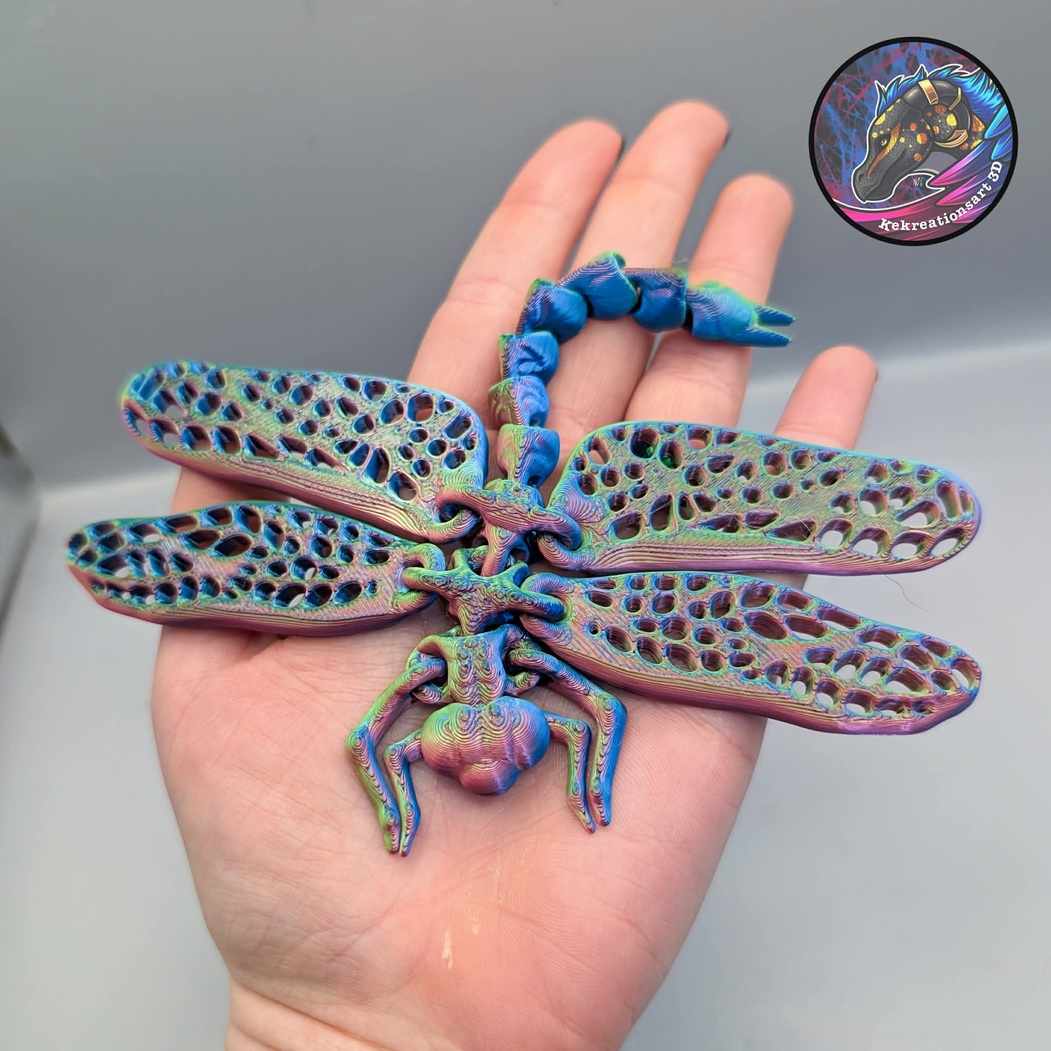 flexi dragonfly 3d model