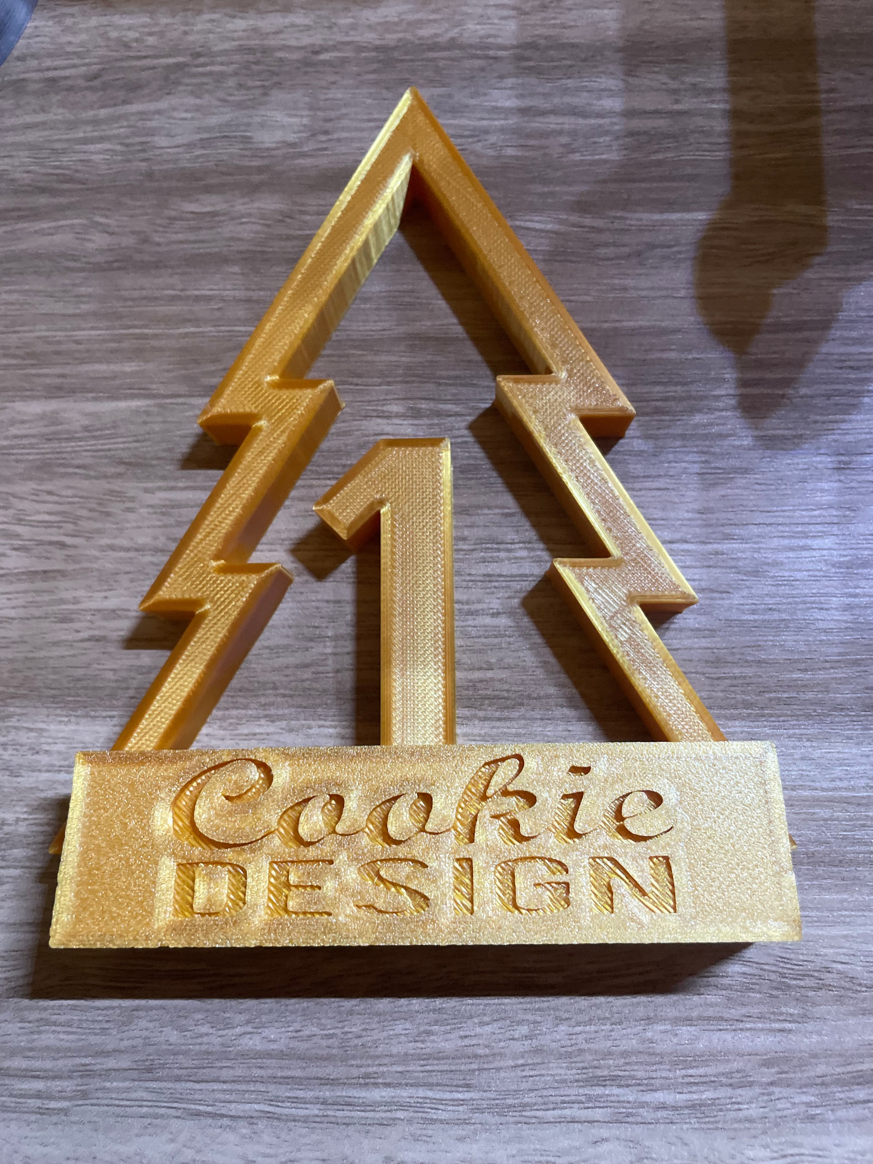 cookie trophy 3d model