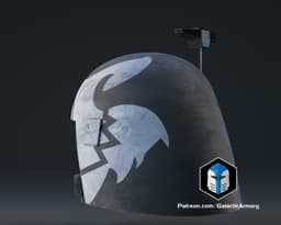 Desert Commander Wolffe Helmet - 3D Print Files 3d model