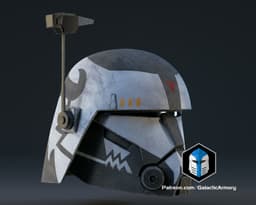 Desert Commander Wolffe Helmet - 3D Print Files 3d model