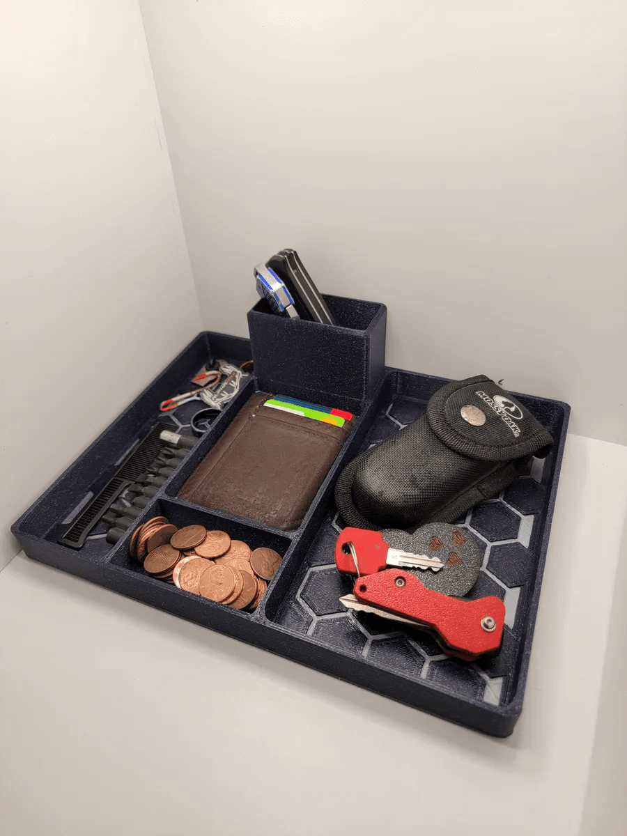 Hex catch-all trays 3d model