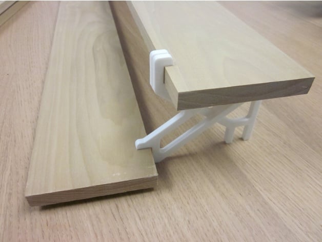 Funko Pop! stadium shelf brackets 3d model