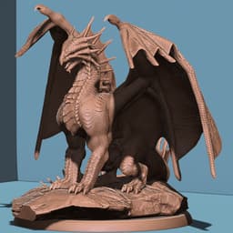 Ancient Bronze Dragon 3d model