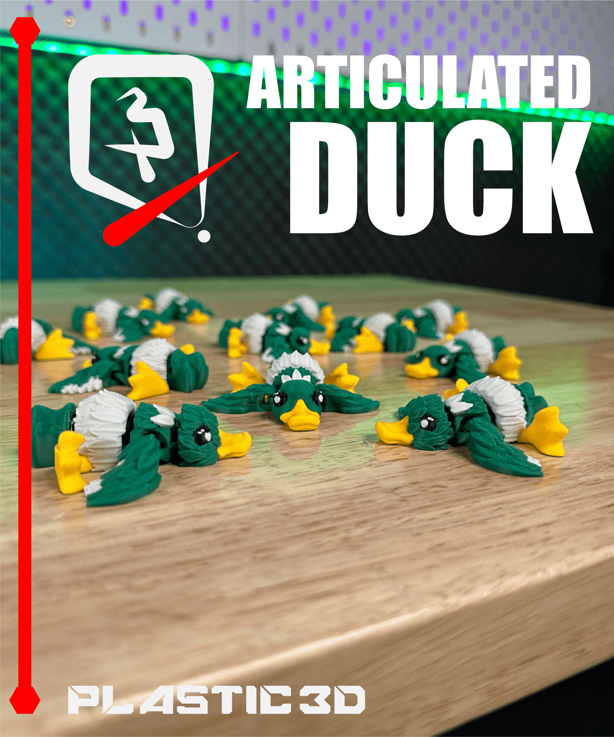 Articulated Duck 3d model