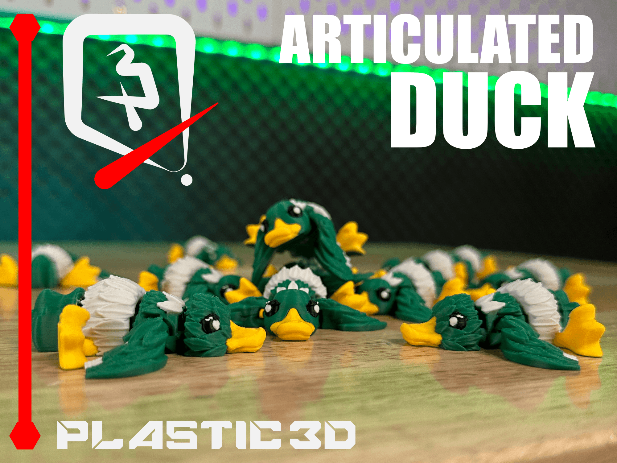 Articulated Duck 3d model