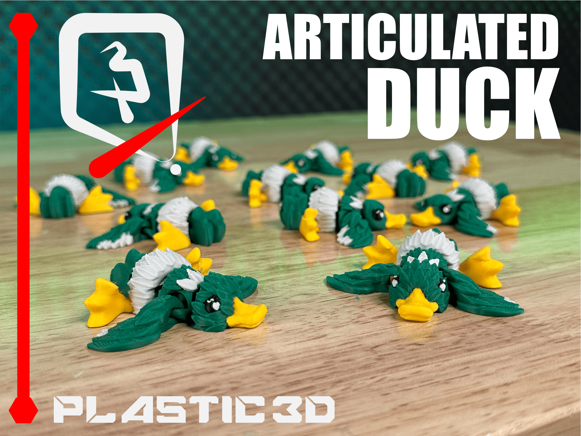 Articulated Duck 3d model