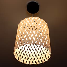 Lampe suspendue "Losanges" 3d model