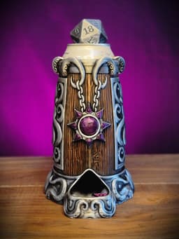 From The Deep 12oz Can Cozy Dice Tower.stl 3d model