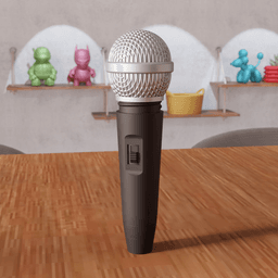 Realistic Microphone Secret Storage Box 3d model