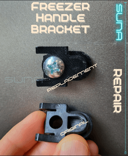 Freezer Handle Bracket (GE REPAIR/UPGRADE) 3d model
