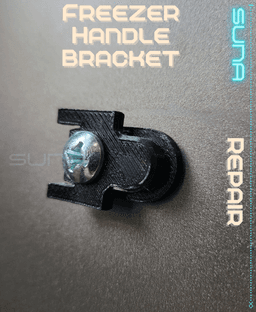 Freezer Handle Bracket (GE REPAIR/UPGRADE) 3d model