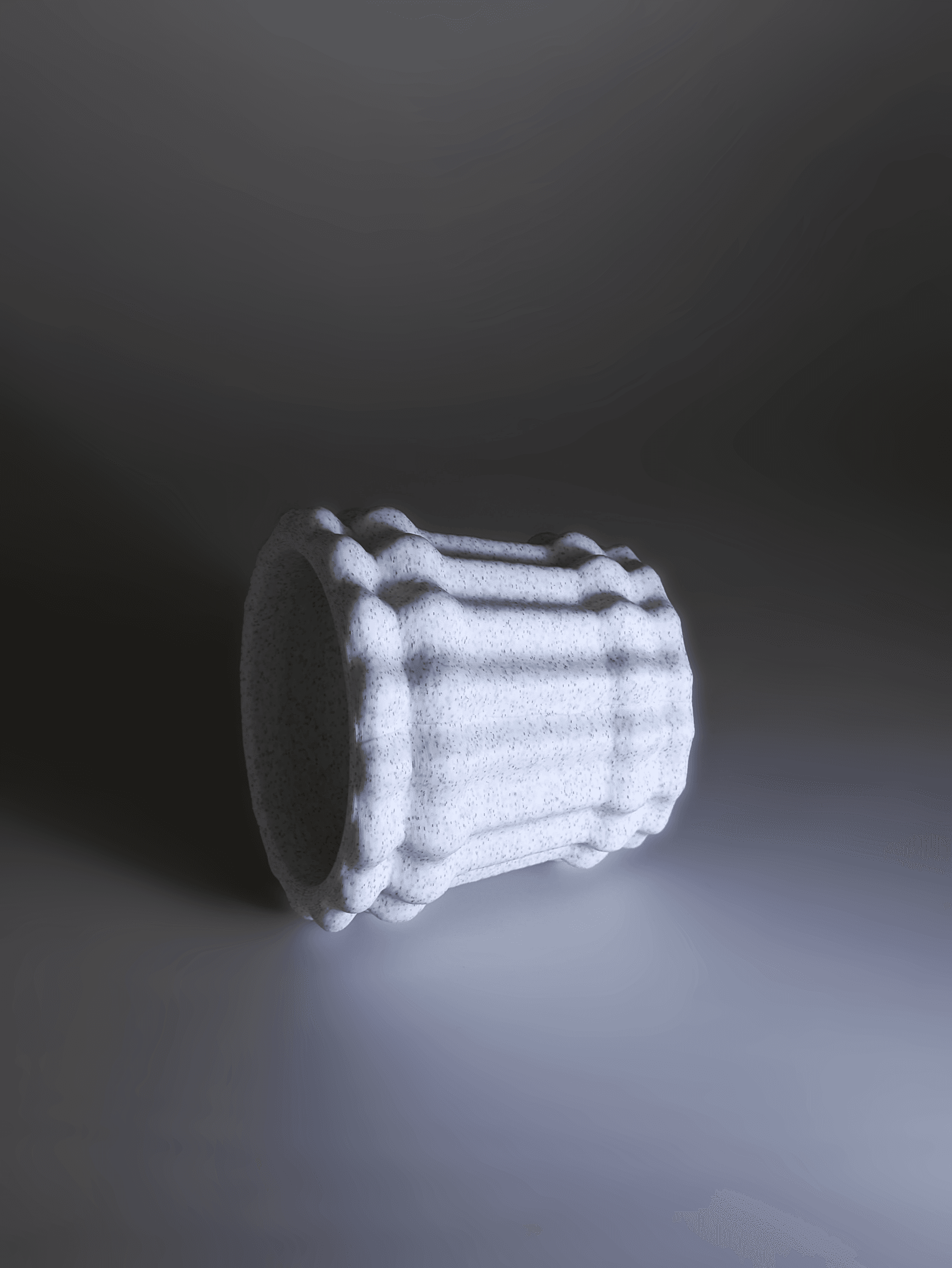Bony Column Vase 3d model