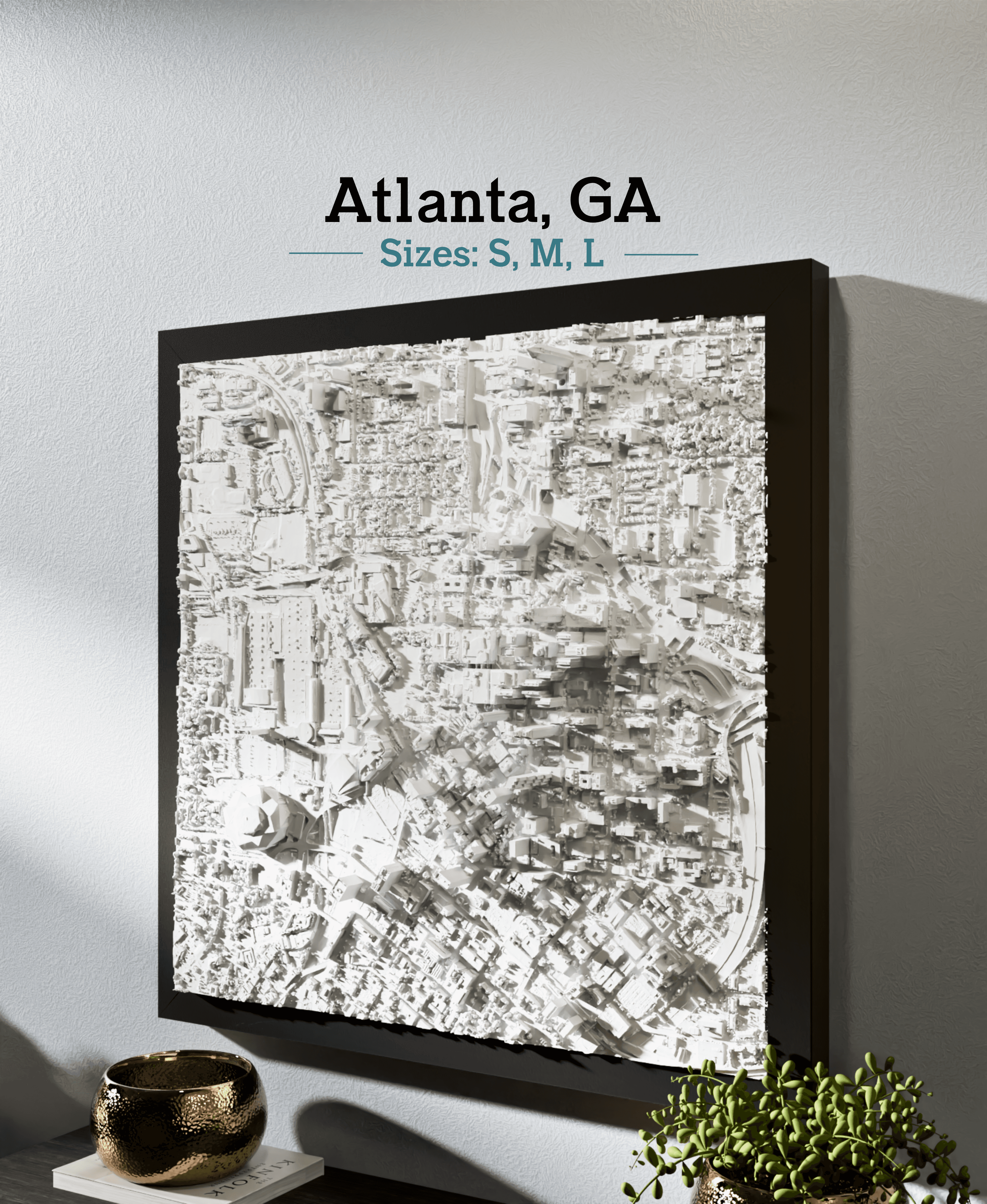 Atlanta, GA - S, M, & L 3d model