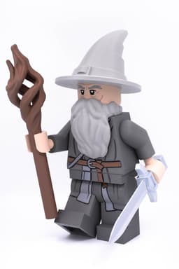 Gandalf Modular Figure 3d model