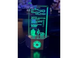 LED Halcyon Passport Display Stand 3d model