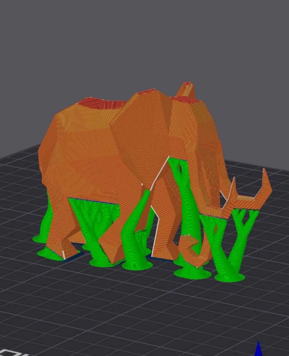 Low Poly Elephant 3d model