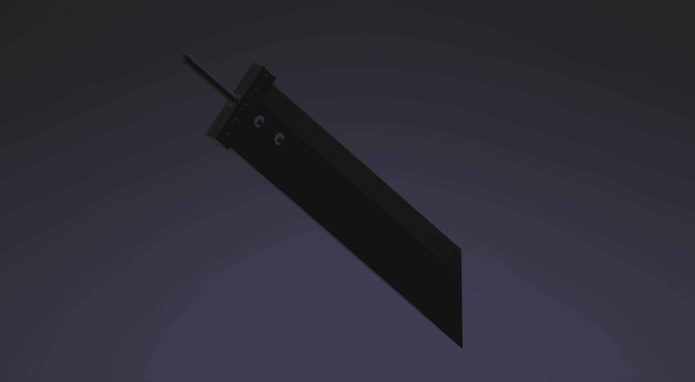 Buster Sword - Full Scale Prop 3d model