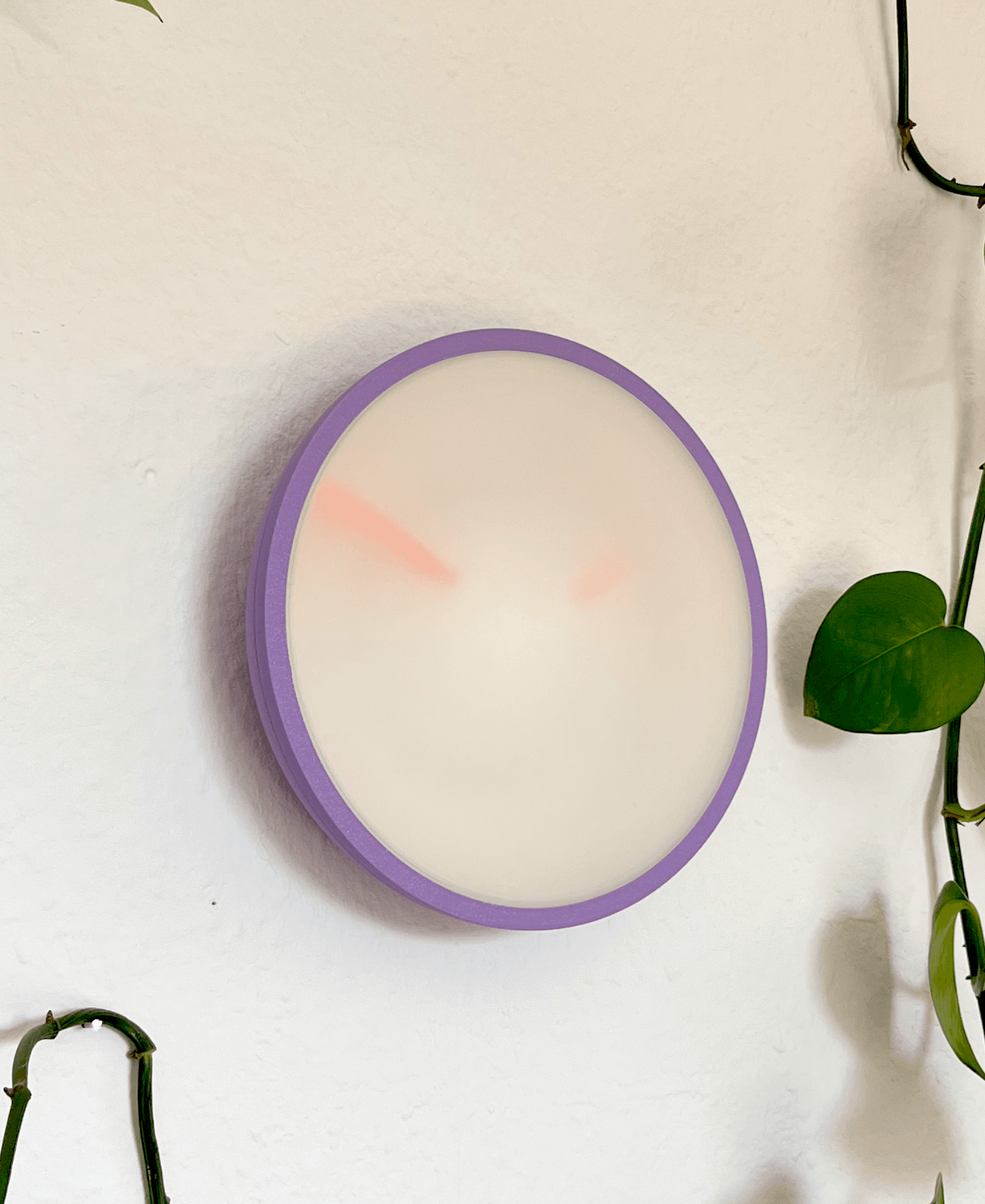 Blurry -The Fading Time Wall Clock 3d model